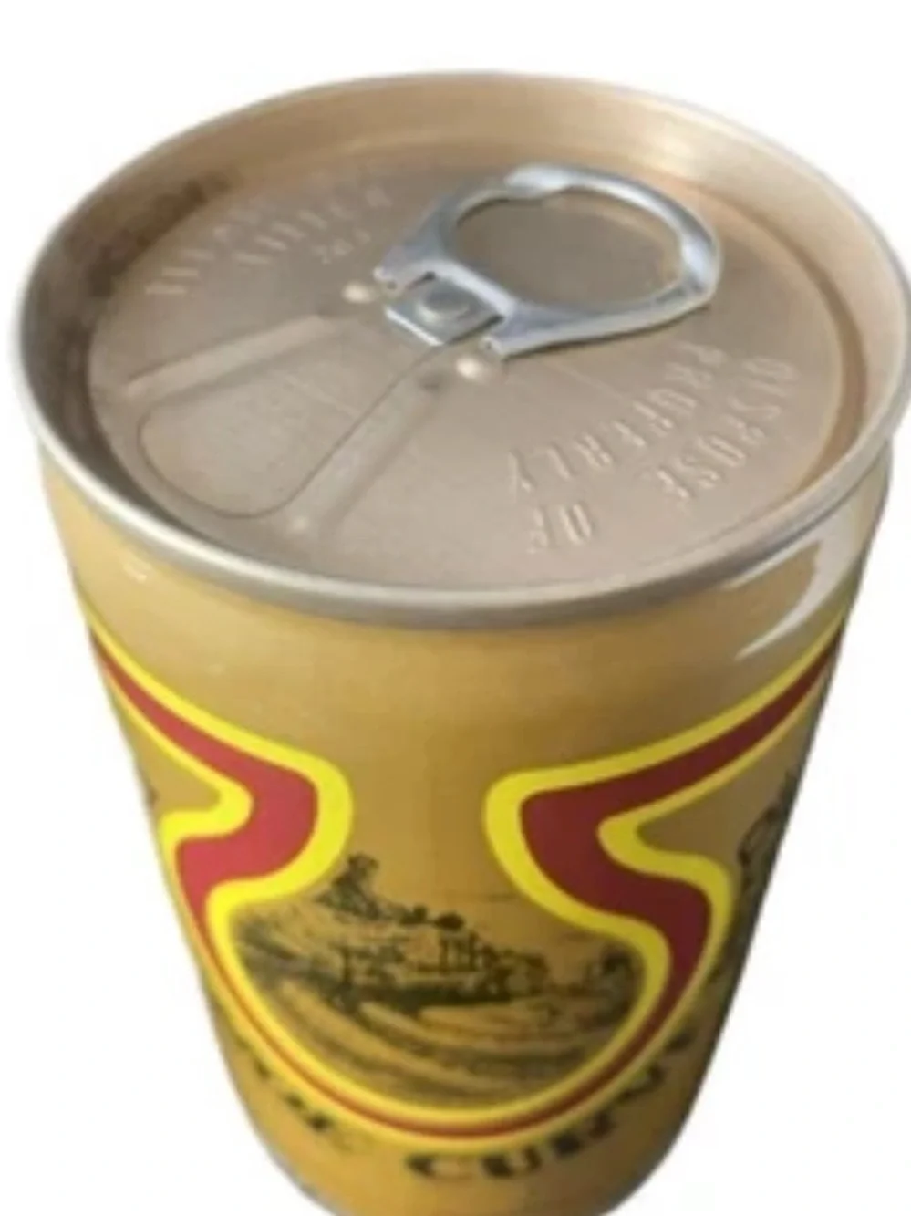 Vintage Beer Can Horseshoe Curve Beer Steel Can Pull Top Empty